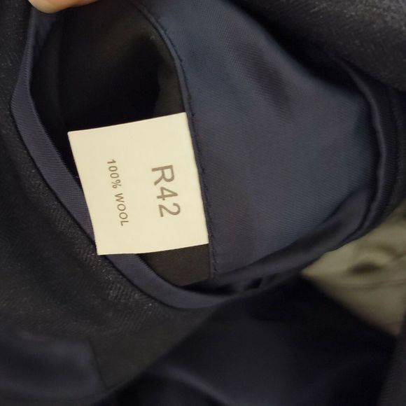 Jos. A Bank Classy 2 Button Suit Jacket ~  Sz 42 ~ Black ~ Lined - Picture 9 of 9